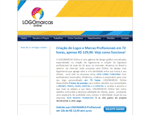 Tablet Screenshot of logomarcasonline.com.br